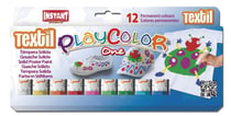 12 tubes de gouache en stick - Playcolor one Textil