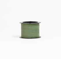 Plateau 18 rollos 10mx10mm Glit.vert/rouge/or