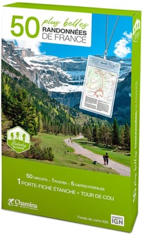 Coret 'balades en poche' 50 plus belles randonnees de rance - 50 iches + 5 cartes postales + 1 p