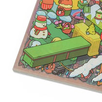Cosy stickers Kawaii Noël - Carnet d'autocollants 3D