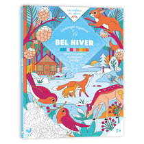 Coloriages mystères - Bel hiver