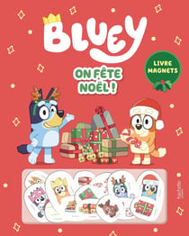 Bluey : On fête Noël ! Livre magnets