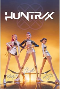 Maxi poster Wtt - K-Pop Demon Hunters (Golden) - 91,5 x 61 cm