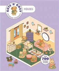 Cute 'n' cozy sticker therapy: homes over 500 reusable stickers! /anglais