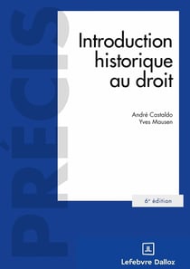 Introduction historique au droit (6e édition)