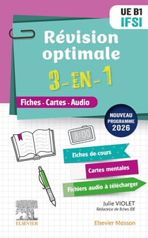 Révision optimale 3-en-1 IFSI - UE B1 : Fiches-Cartes-Audio (édition 2026)