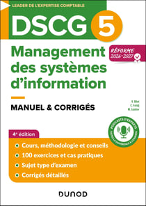 DSCG 5 - Management des systèmes d'information - Manuel - Réforme 2026-2027