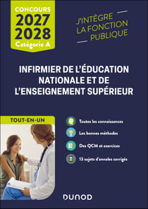 Concours Infirmier de l'éducation nationale et de l'enseignement supérieur 2027-2028 : Concours externe - Tout-en-un