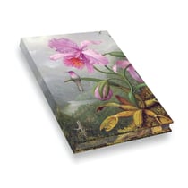 Carnet Hazan effet soie. Oiseaux dans la peinture