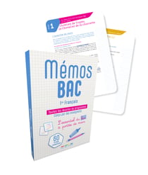 Mémos Bac 1re Français : L'essentiel du Bac à portée de mains !