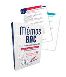 Mémos Bac Spécialité Anglais LLCER 1re et Tle : L'essentiel du Bac à portée de mains !