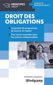 Droit des obligations : L'essentiel du programme de licence et master en cartes mentales