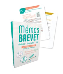 Mémos Brevet Histoire-Géographie - EMC : L'essentiel du Brevet à portée de mains !