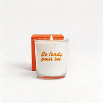 Bougie végétale parfumée La Chandelière - Je fonds pour toi - Cire végétale - 90 g