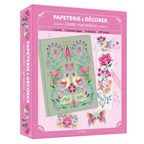 Papeterie à décorer :Jardin merveilleux