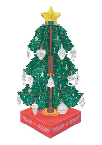 Coffret sapin de Noël : à assembler et décorer