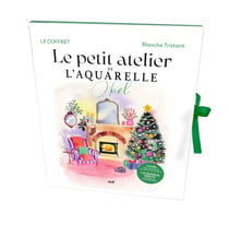 Coffret - Le Petit Atelier de l'aquarelle - Noël