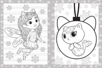 Gabby et la maison magique - Un Noël tout doux - Livre de coloriages