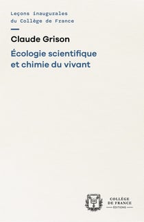 Écologie scientifique et chimie du vivant