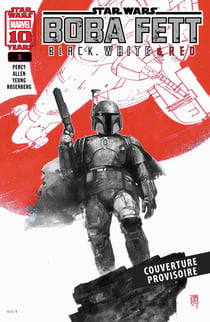 Star Wars : Boba Fett Black White & Red