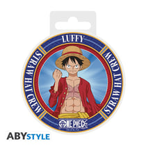 Dessous de verre Abystyle - One Piece - Céramique - Bleu - 10 x 10 x 0,7 cm