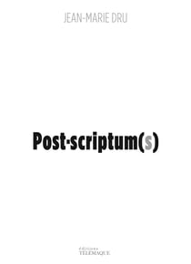 Post-scriptum(s)