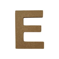 Lettre alphabet Gomille - Medium - Naturel - 8 x 0,6 x 8 cm