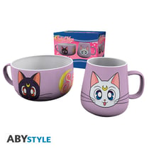 Set petit déjeuner Abystyle - Sailor Moon - Céramique - Violet - 14 x 14 x 9 cm