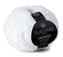 Pelote de fil 100% polyester - Plassard - Calineige - Blanc