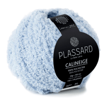 Pelote de fil 100% polyester - Plassard - Calineige - Ciel