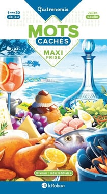 Maxi frise de mots cachés - Gastronomie