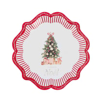 Lot de 8 assiettes Artyfêtes - Joyeux Noël