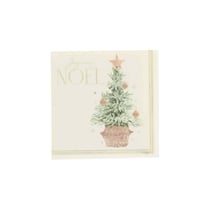 20 serviettes cocktail Artyfêtes - Joyeux Noël au chalet