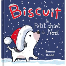 Biscuit, le petit chiot de noël