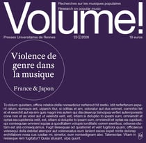 Violences de genre dans les musiques populaires en France et au Japon