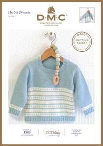 Brochure tricot DMC - Modèle 5300 100 % Baby - 0-24 mois