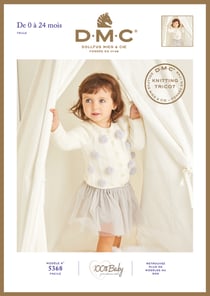 Brochure tricot DMC - Modèle 5369 100 % Baby - 0-24 mois