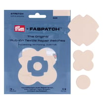 Lot de 3 patchs de réparation Rub on Patch Fabpatch Prym - Strecth beige
