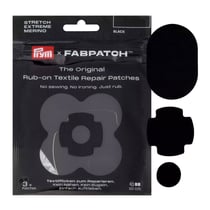 Lot de 3 patchs de réparation Rub on Patch Fabpatch Prym - noir
