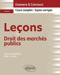 Leçons de Droit des marchés publics (2e édition)