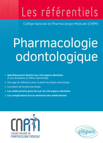 Pharmacologie odontologique