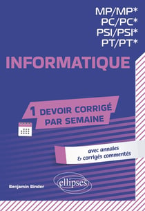 Informatique : MP/MP*-PC/PC*-PSI/PSI*-PT/PT*