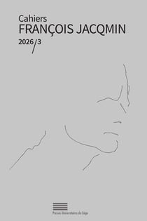 Cahiers François Jacqmin n.3