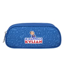 Trousse 2 compartiments La Plume dorée - Je m'appelle Kylian