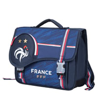 Cartable La Plume Dorée - FFF Equipe de France - 2 compartiments 