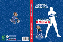 Agenda La Plume Dorée - 12 x 17 cm - Je m'appelle Kylian