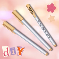 Lot de 3 stylos colle Cléopatre