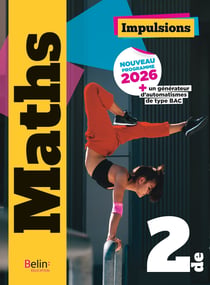Maths : 2de - Manuel élève (édition 2026)