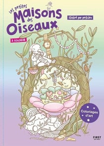 Coloriage : les petites maisons des oiseaux