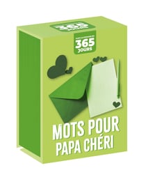 Mon calendrier - Mots pour papa chéri